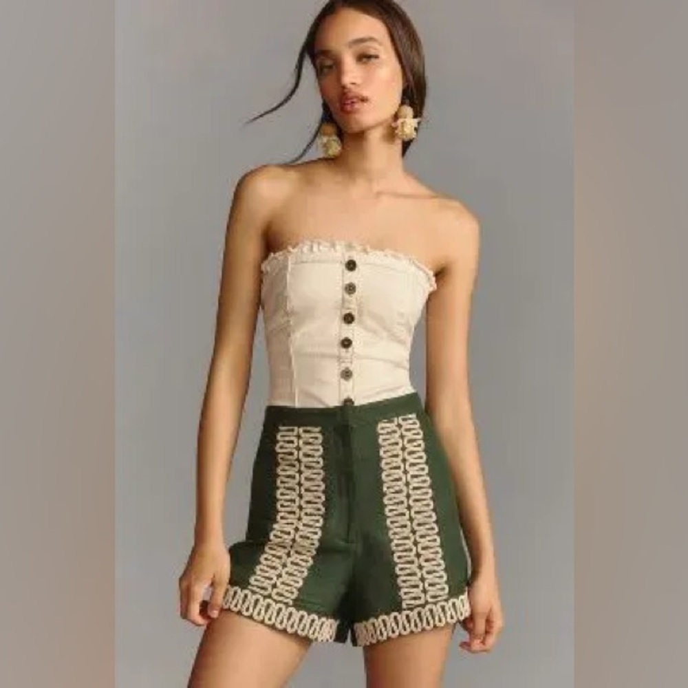 SOLD OUT Significant Other Keava Embroidered Shorts NWT Size 8 Retail $230